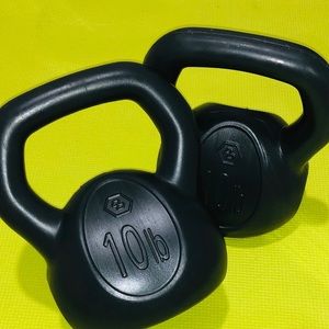 10lbs kettlebell pair